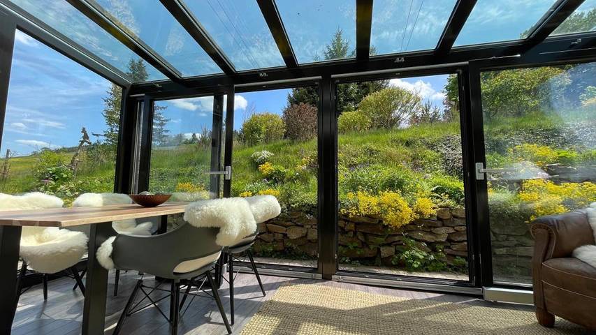 Ferienhaus für 4 Personen, mit Terrasse und Garten sowie Ausblick in Rechenberg-Bienenmühle