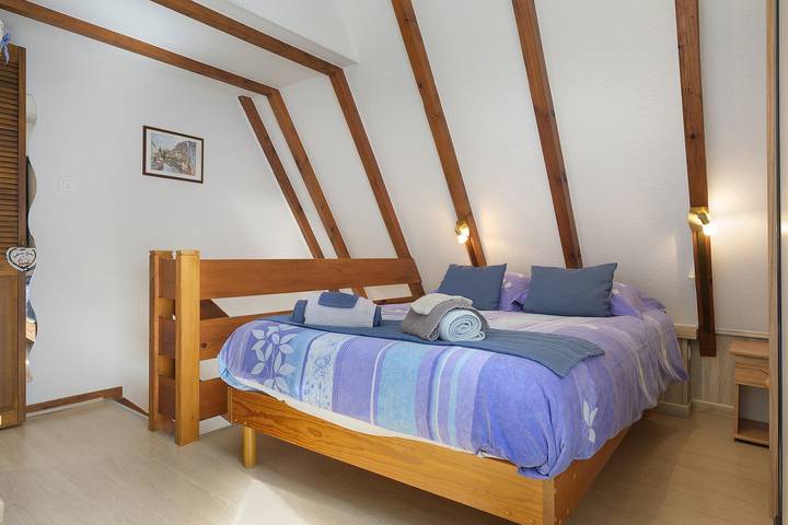 Maison de vacances pour 3 personnes, avec Jardin