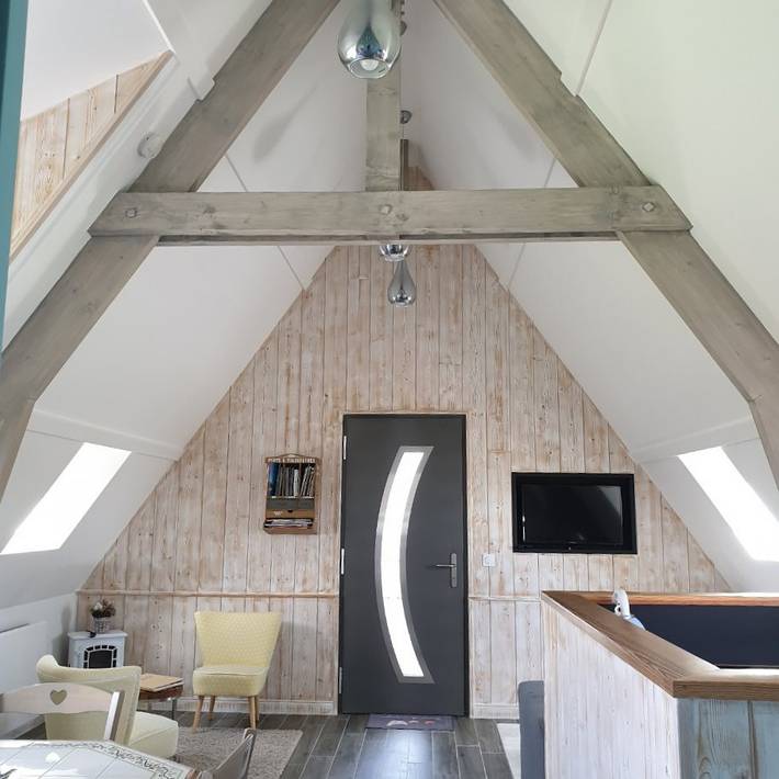 Gîte pour 2 personnes, avec Balcon ainsi que Terrasse et Jardin