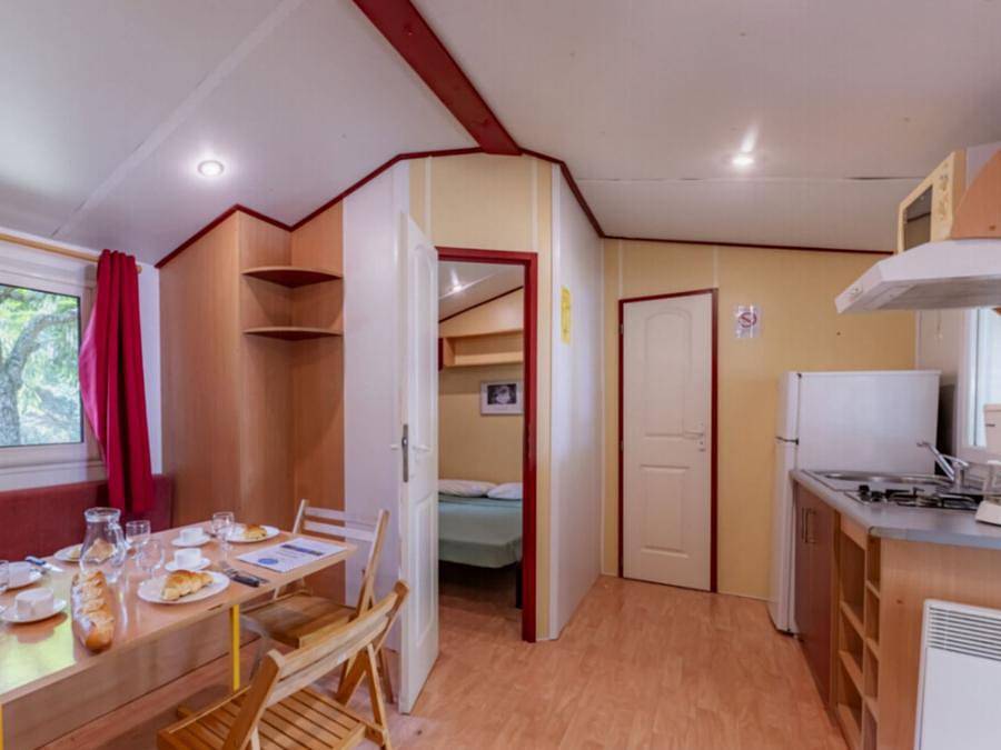 Camping Paradis - Val De Coise - Mobilheim 4 personen - Eco 2 Schlafzimmer in Saint-Galmier, Montbrison