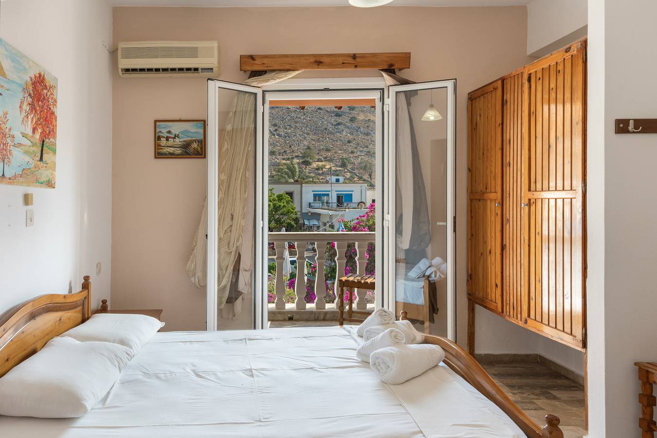 Chambre d'hôtes 'Chambre No 13' avec vue sur la mer, Wi-Fi et climatisation in Kalymnos