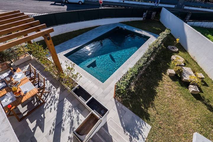 Chalé para 8 pessoas, com jardim na Costa de Estoril
