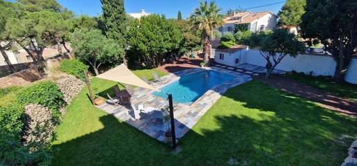 Villa pour 7 personnes, avec jardin ainsi que vue et piscine à Sète