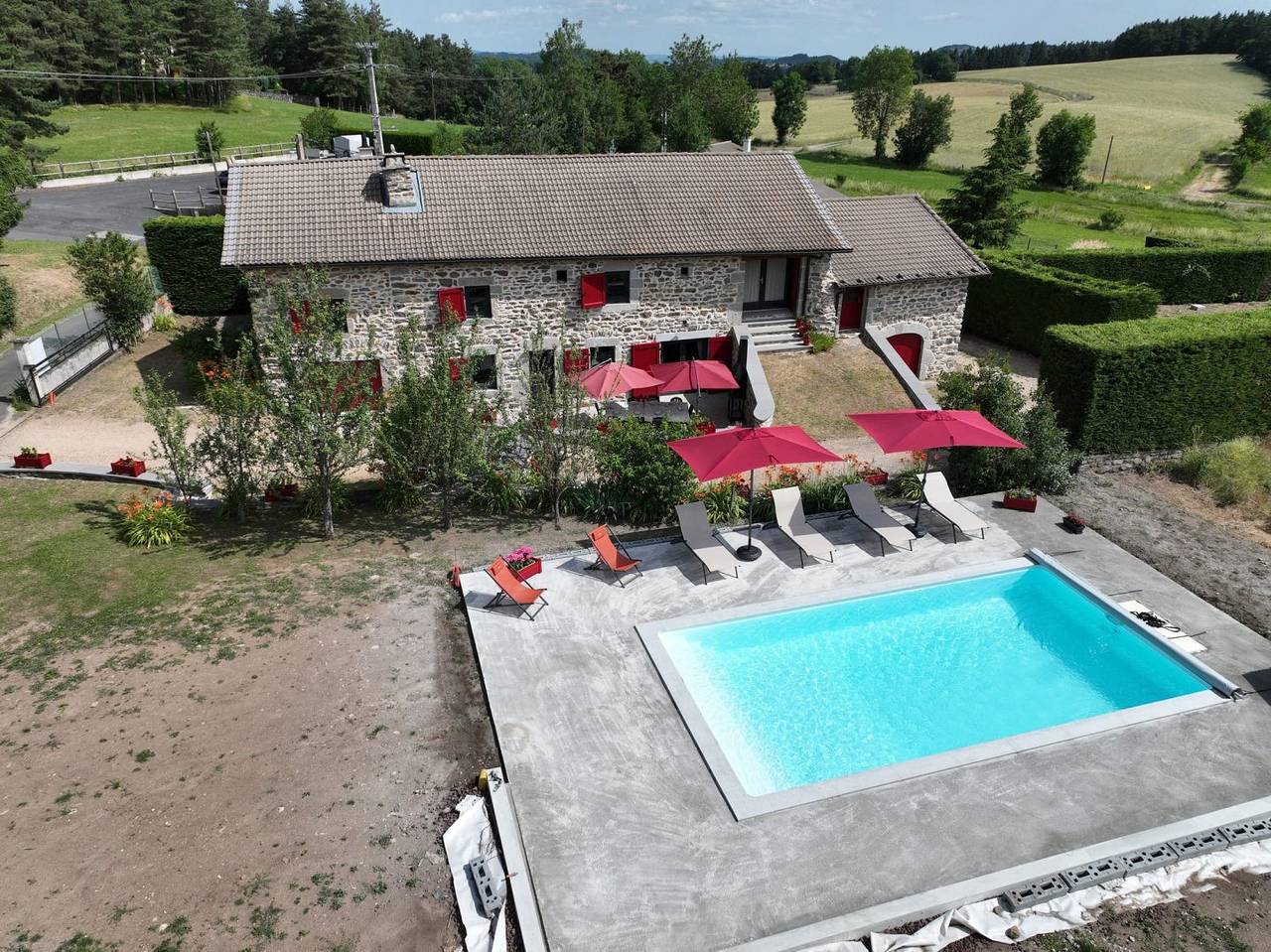 Gîte de Genebret in Bessamorel, Massif central
