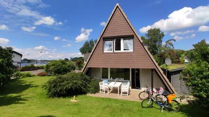 Ferienhaus mit Meerblick für 5 Personen, mit Terrasse und Garten sowie Sauna, mit Haustier in Kappeln