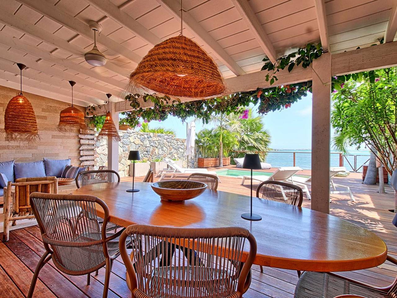 Appartement entier, Villa Chloé - Luxe et Accès Direct à la Mer à Saint-Martin in Saint Martin