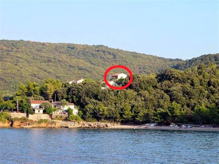 Studio für 2 Personen, mit Terrasse in Valun