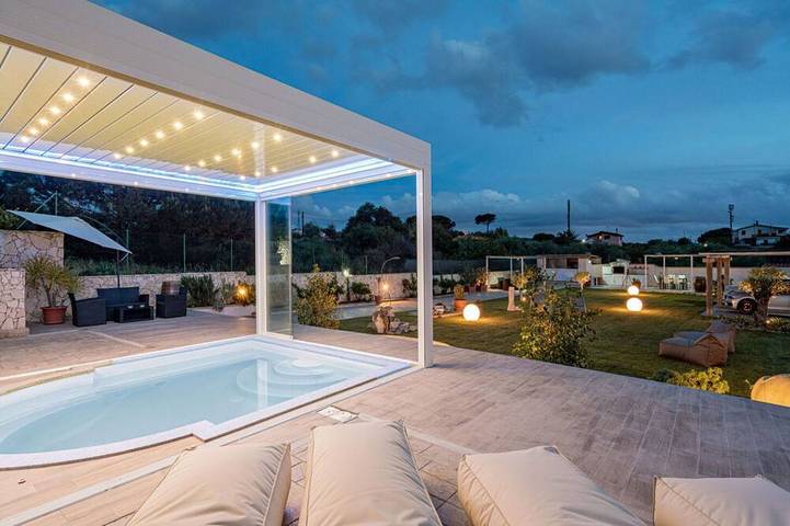 Ferienhaus für 3 Personen, mit Garten und Pool