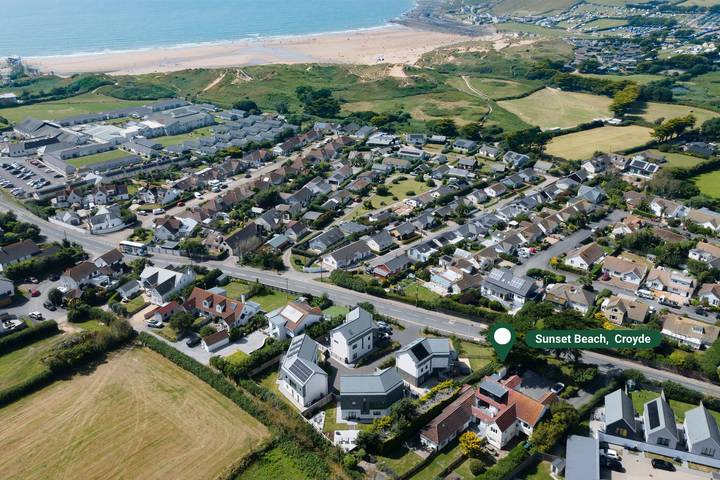 Sunset Beach in Croyde, Devon