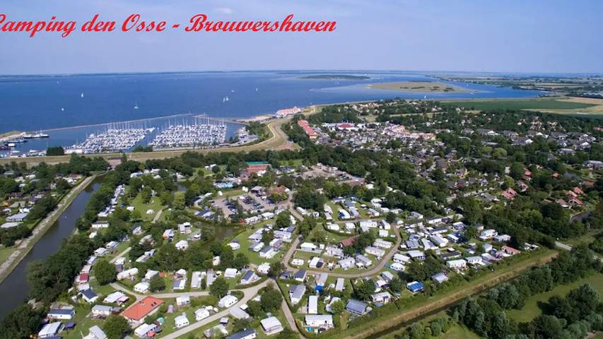 Camping voor 4 personen, met zwembad en terras in Burgh-Haamstede