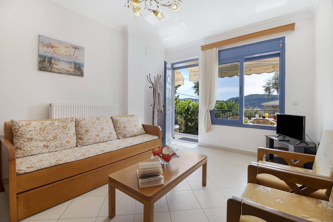 Entire apartment, Apartment 'Panorama 1' with Sea View, Wi-Fi and Air Conditioning in Greece