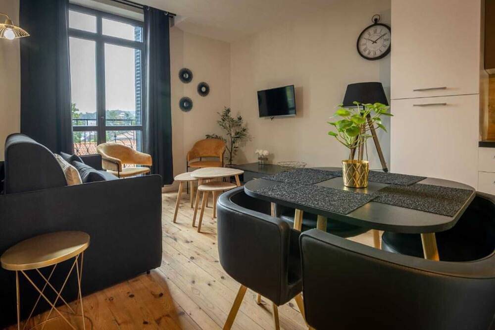 Entire apartment, 4-person air-conditioned apartment 1 bedroom + sofa bed Puy de Louchadière 104 in Châtel-Guyon, Riom region