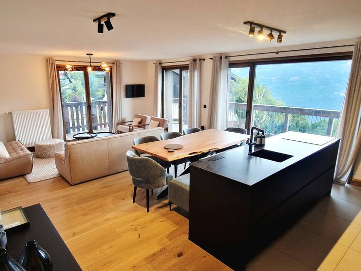 Gîte pour 6 personnes, avec balcon dans Plagne Montalbert - 4