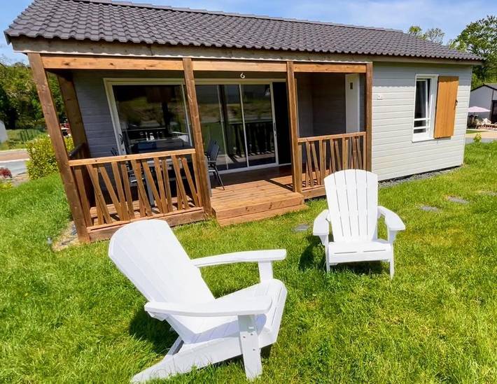 Chalet pour 4 personnes, avec jardin et piscine