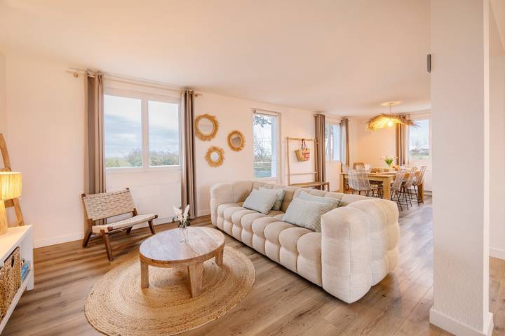 Ferienhaus für 8 Personen, mit Whirlpool und Garten, kinderfreundlich in Finistère