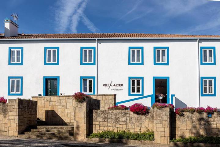 Gîte pour 2 personnes, avec Terrasse et Jardin ainsi que Piscine et Vue à Alter do Chão