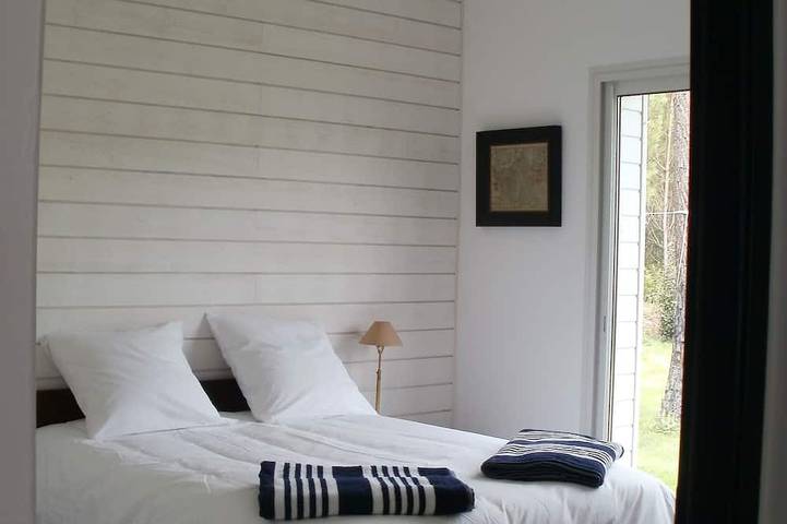 La Maison Bleue - Luxusvilla Mit Beheiztem Pool in Lège-Cap-Ferret, Arcachon und Umgebung