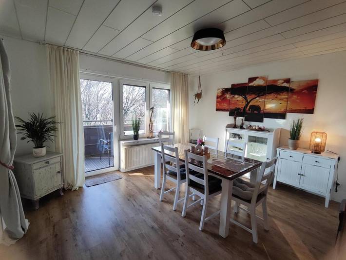Ferienwohnung für 6 Personen, mit Balkon und Terrasse sowie Ausblick in Ibbenbüren - 3