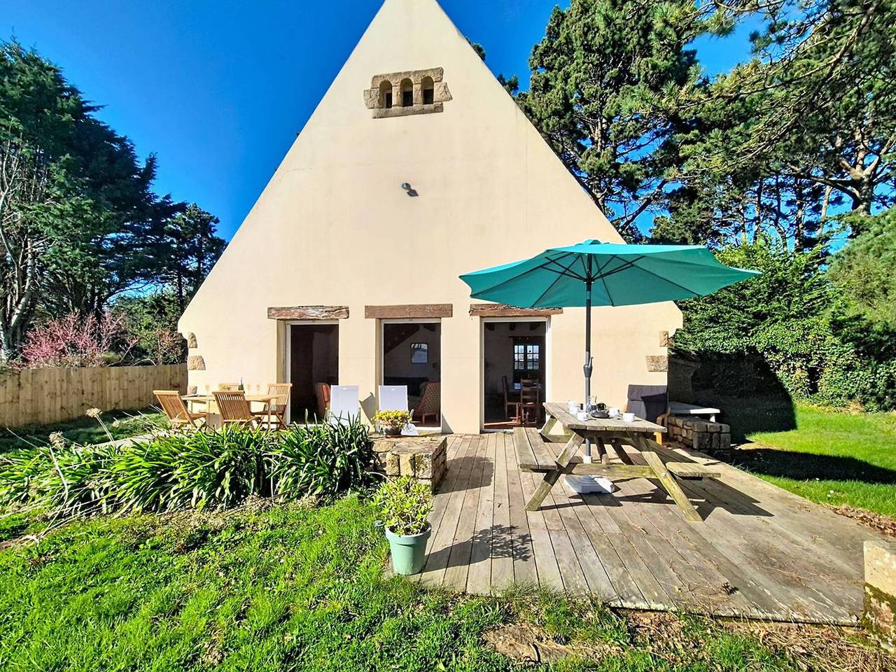Maison familiale, animaux Ok, vue mer - 6 pers. in Sainte-Hélène (France), Côte des Mégalithes