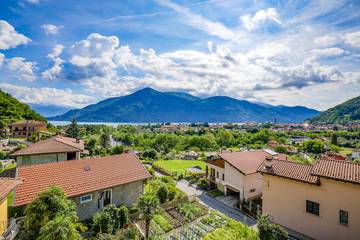 Gîte pour 5 personnes, avec balcon ainsi que vue sur le lac et vue dans Cannobio