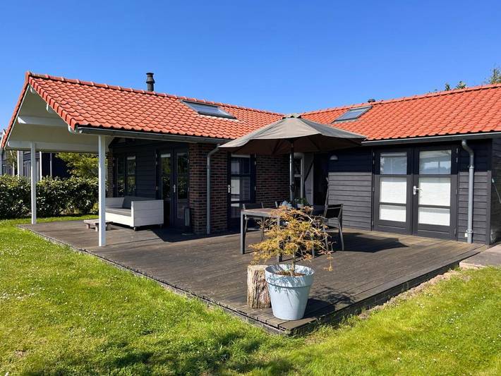 Ferienhaus für 4 Personen, mit Terrasse und Garten sowie Ausblick