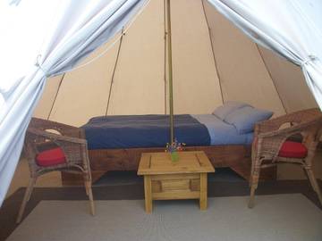 Tent for 2 people, with terrace and garden as well as view in County Clare