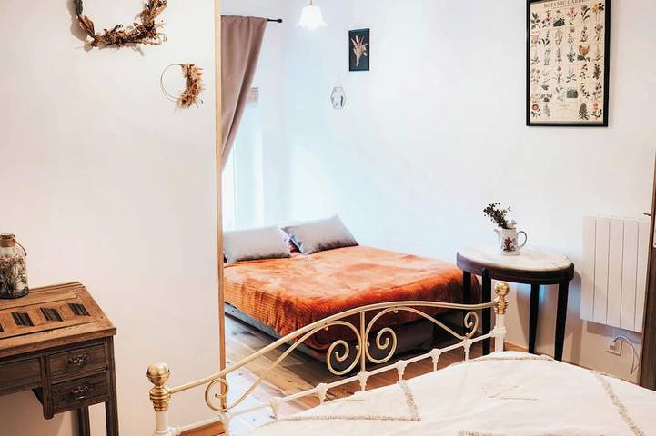 Chambre d’hôte pour 5 personnes, avec Jardin