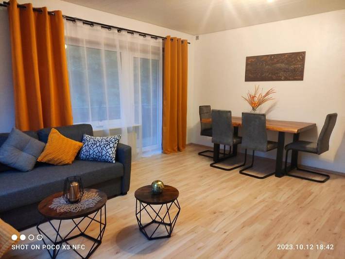 Ferienwohnung für 5 Personen, mit Balkon und Ausblick