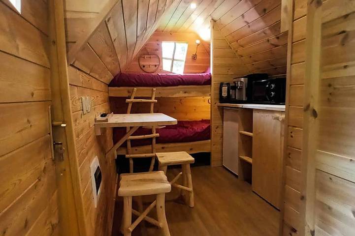 Cabane en bois pour 4 personnes, avec terrasse et jardin dans le Nord-Pas-de-Calais - 4