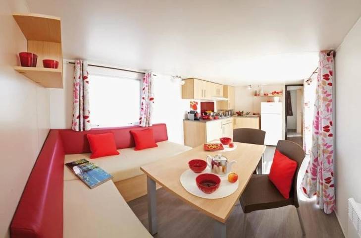 Mobil home pour 5 personnes, avec bassin pour enfant à Chandolas - 4