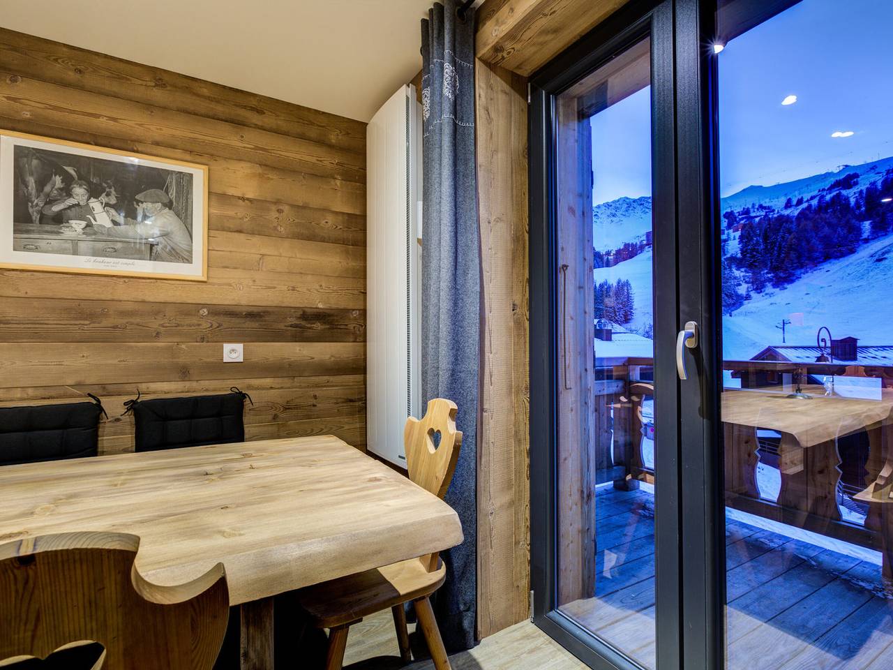 Komfortables Chalet nahe Pisten, 10 Pers, Haustiere erlaubt, Wlan in La Plagne, La Plagne-Tarentaise