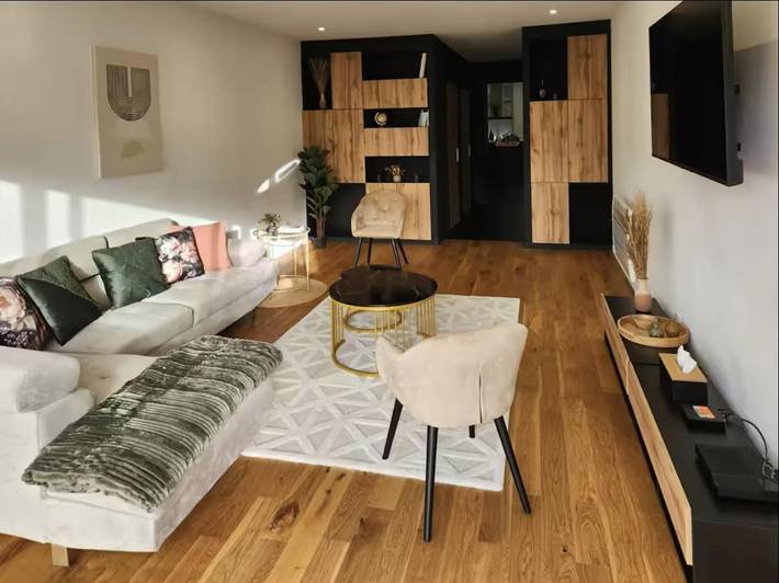 Appartement de vacances pour 6 personnes, avec jardin