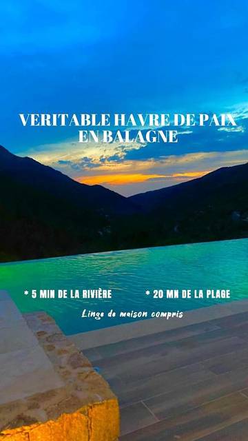 Gîte pour 16 personnes, avec jardin ainsi que piscine et jacuzzi, adapté aux familles à Manso (homonymie)