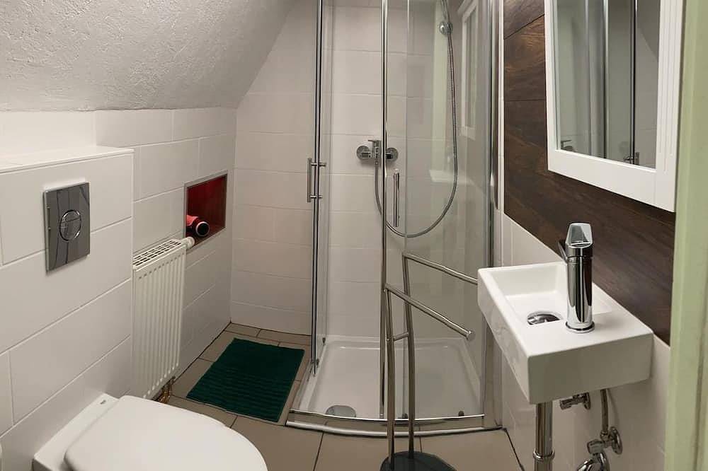 Zweibettzimmer, Dusche und Bad, Wc, Economy - Pension Zur 23 in Schellerhau, Altenberg
