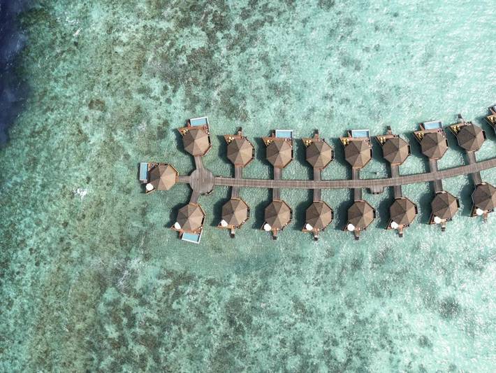 Station pour 2 personnes, avec jardin ainsi que vue et piscine dans Maldives - 3
