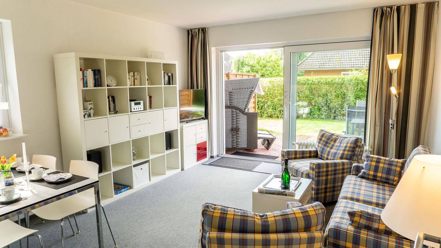 Ganze Wohnung, Komfortable Ferienwohnung Friesenbude mit Terrasse und Garten im ruhigen Garding in Garding, Eiderstedt