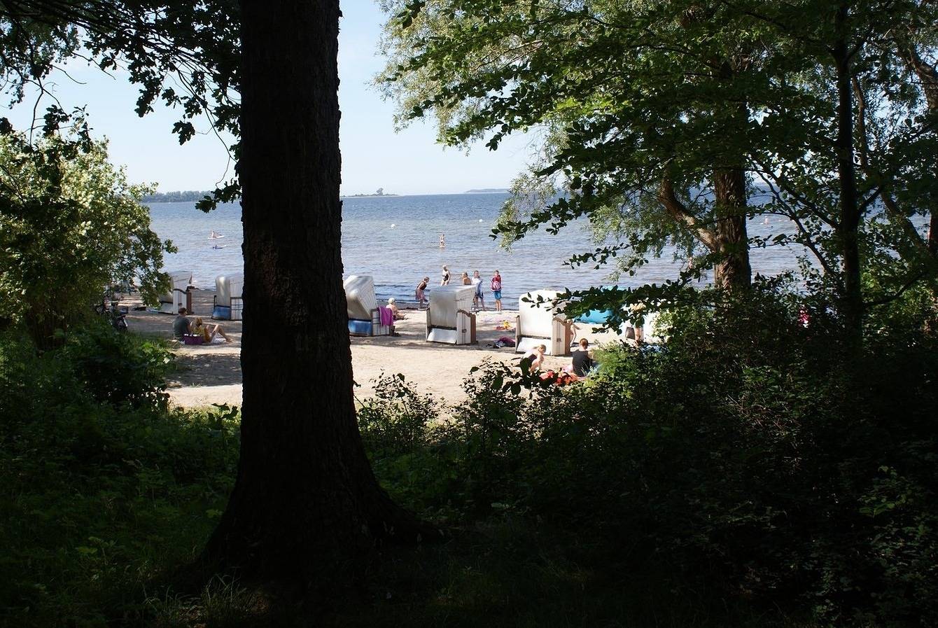 Schöne Aussicht am Strand in Wismar, Nordwestmecklenburg (Wismar und Umgebung)