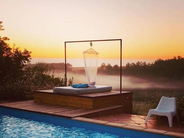 Chambre d’hôte pour 7 personnes, avec piscine ainsi que vue et jardin à Vic-Fezensac - 2