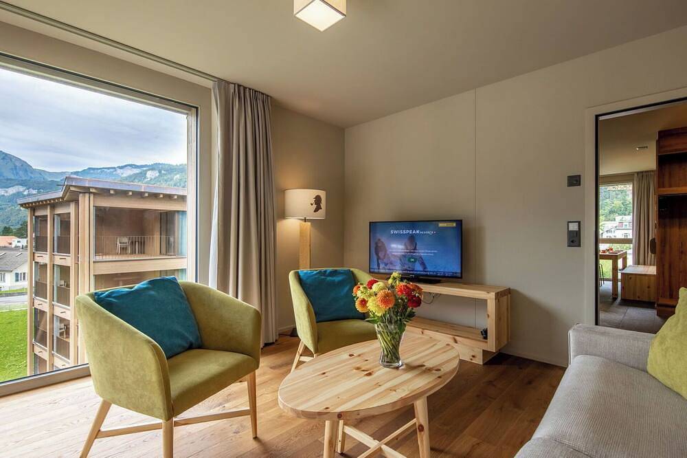 Ganze Wohnung, Angenehme Wohnung für 6 Gäste mit  W-Lan, Tv, Terrasse und Haustiere erlaubt in Meiringen, Verwaltungskreis Interlaken-Oberhasli
