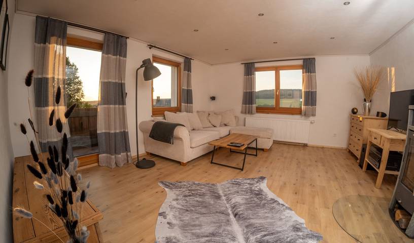 Ganze Wohnung, Panoramaapartment am Ochsenkopf - Ferienwohnung in Ochsenkopf, Bischofsgrün