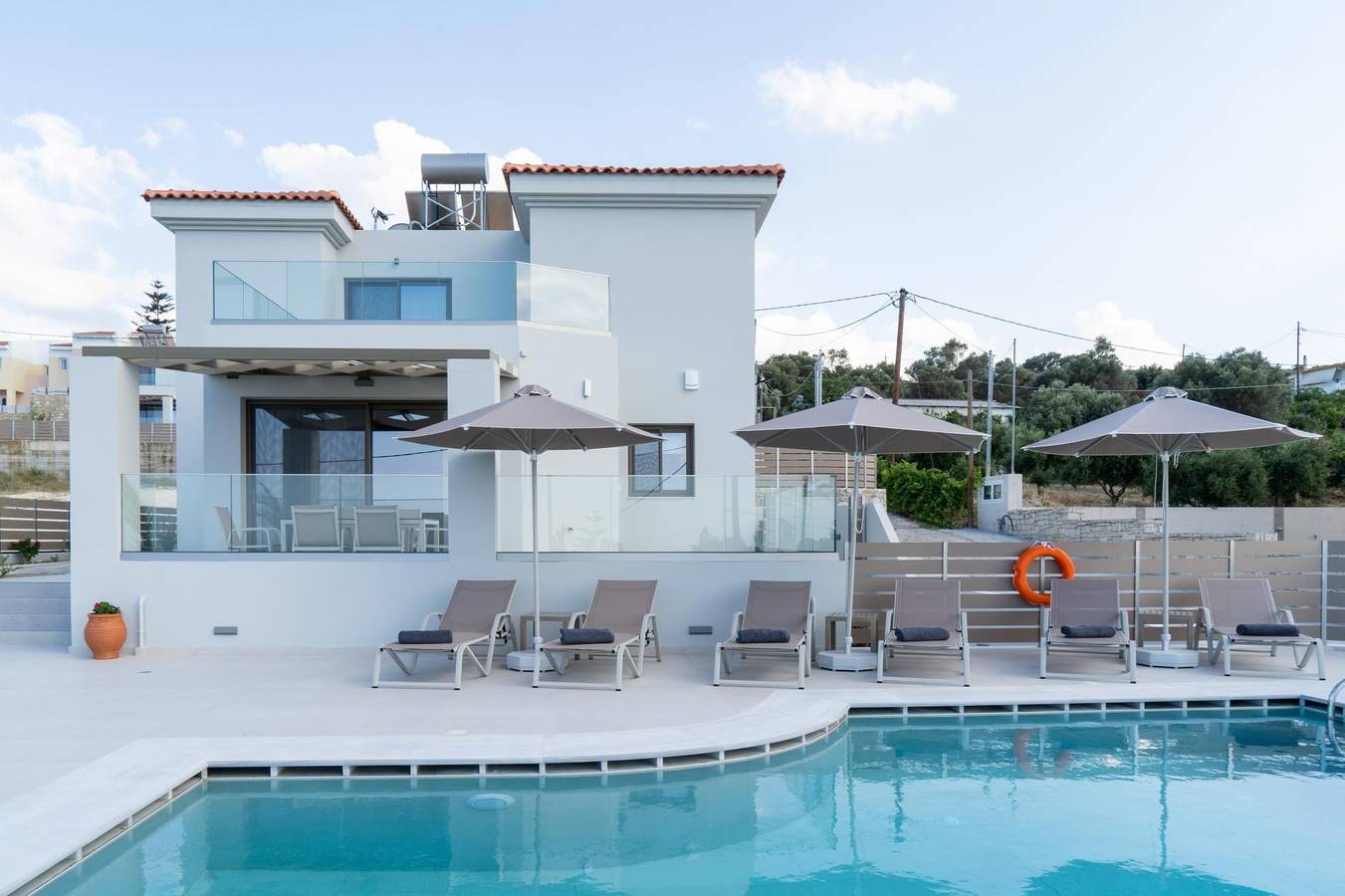 Villa für 6 Personen mit Meerblick in Rethymno und Umgebung