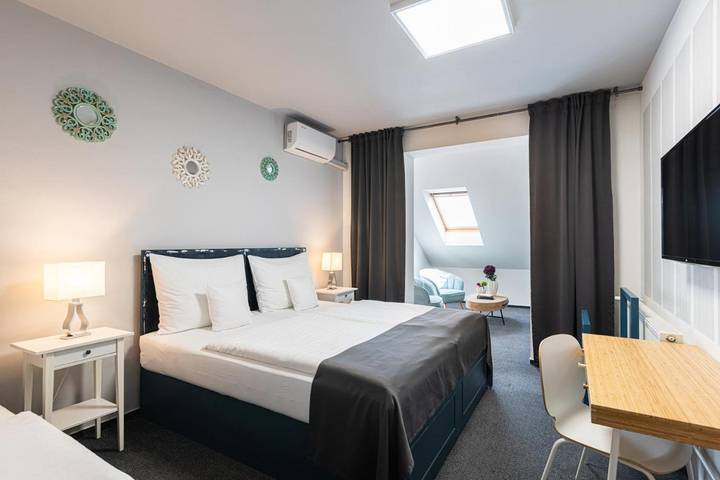 Hotel dla 4 osób, z ogród i widok, zwierzęta dozwolone w Mikulov