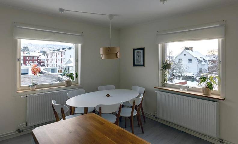 Lägenhet för 6 Personer, med utsikt och trädgård i Rättvik