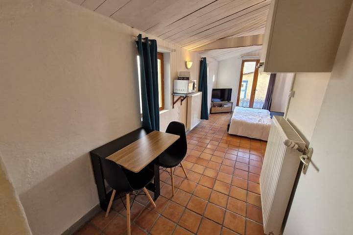 Location de vacances pour 2 personnes, avec terrasse et jardin, animaux acceptés à Faucon-de-Barcelonnette - 4