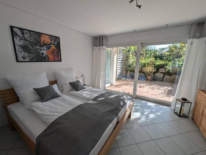 Appartement de vacances pour 4 personnes, avec jardin