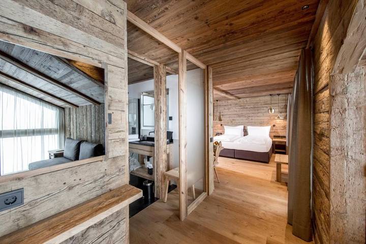 Maison d’hôte pour 2 personnes, avec jacuzzi et sauna ainsi que jardin et piscine, adapté aux familles à Canazei - 4