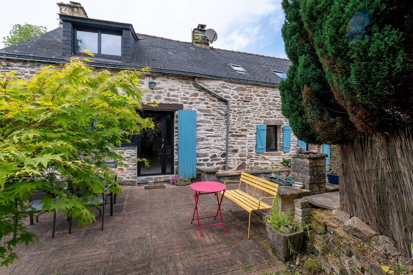 Maison de vacances "Ville Moizo" avec jardin privé et Wi-Fi in Sérent, Région de Vannes