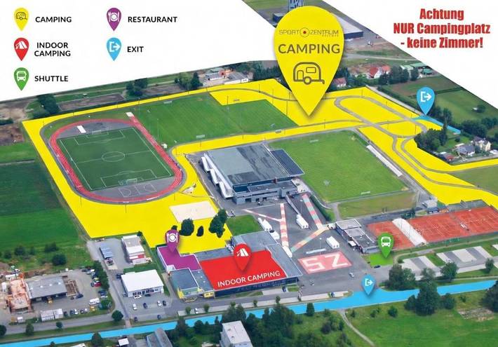 Camping für 4 Personen, mit Ausblick und Garten in der Steiermark