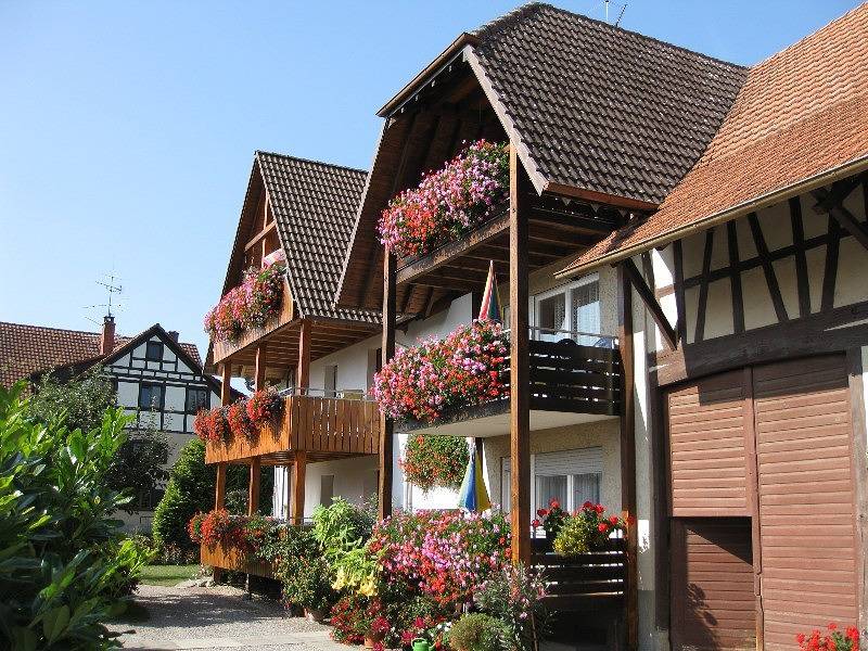 Ganze Ferienwohnung, Ferienwohnungen Irmgard Bruttel - 2-Zimmer-Fewo, sep. Küche, Balkon, 50 qm in Gaienhofen, Untersee