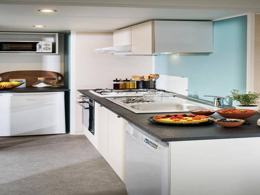 Camping de la Baie - Mobile home 4 persons - Premium 2 Bedrooms in L'Aiguillon-sur-Mer, Fontenay-le-Comte